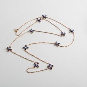 NWOT Tory Burch Buddy Clover Necklace